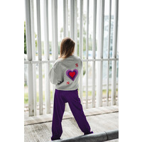 Salty Stitch Salty Sweater Heart - Grey
