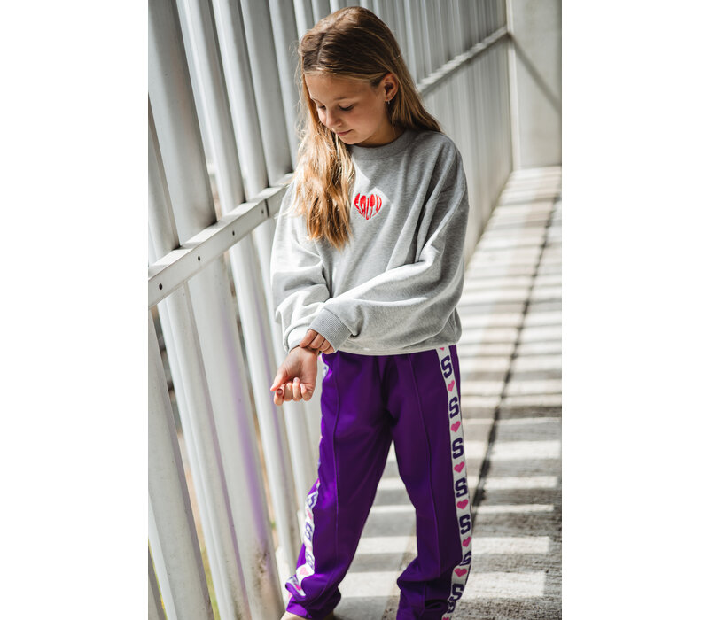 Salty Stitch Salty Sweater Heart - Grey