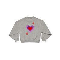 Salty Stitch Salty Sweater Heart - Grey