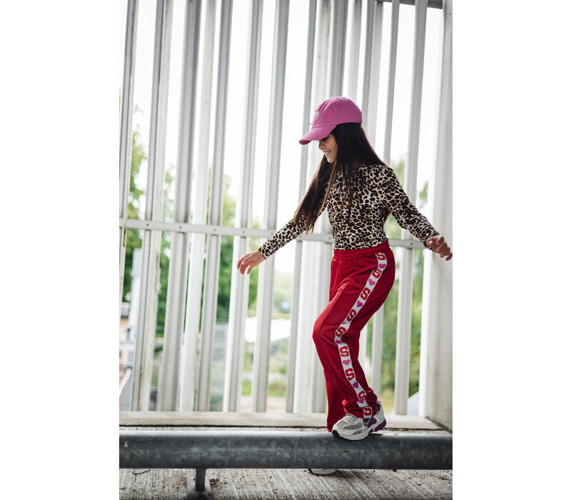 Salty Stitch Salty track pants - Red