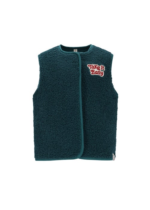 The New Chapter The New Chapter Rox teddy gilet Jasper Green
