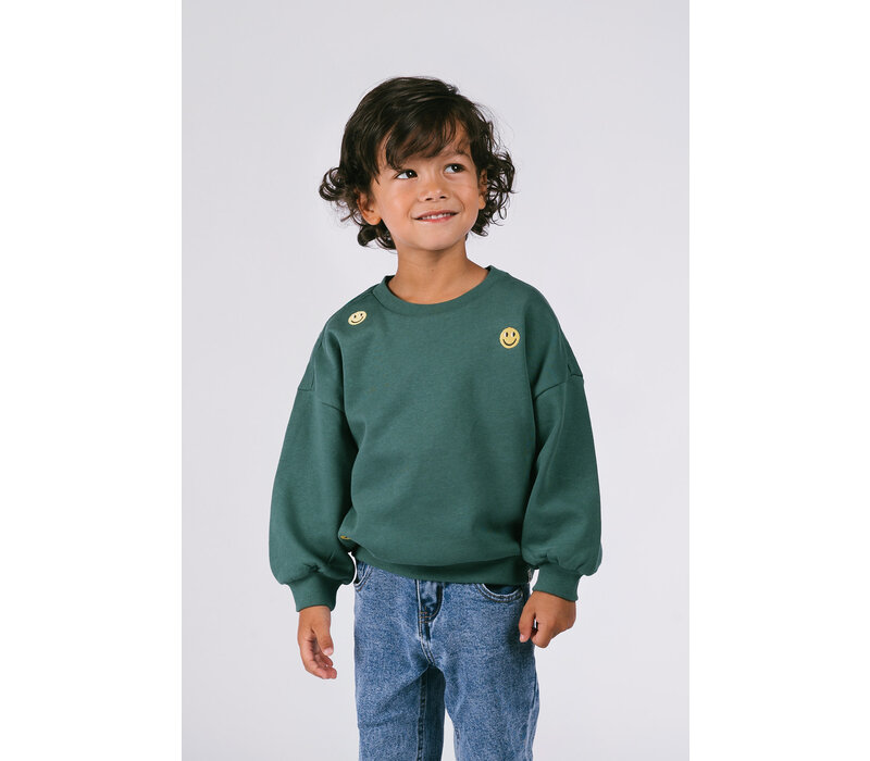 The New Chapter Bille sweater Jasper Green