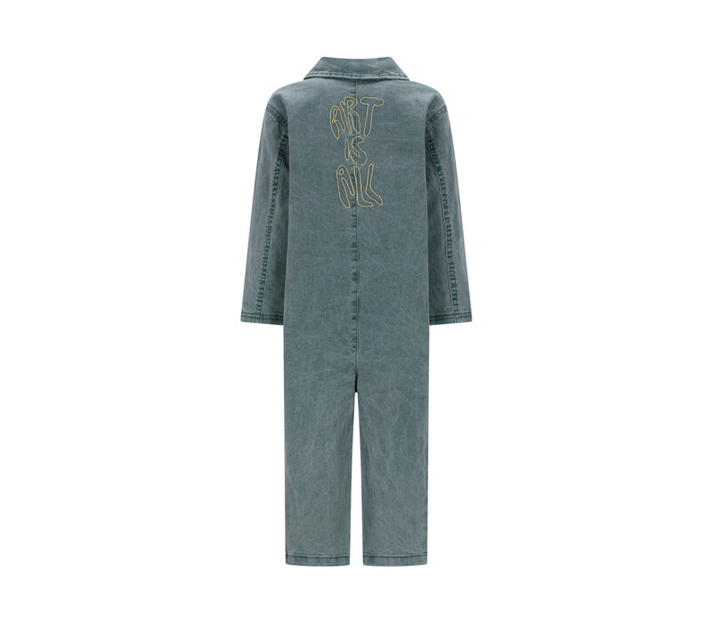 The New Chapter Noï boilersuit Jasper Green