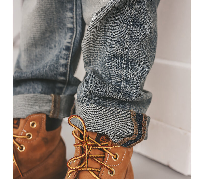 Your Wishes Denim | Worker Jeans Tinted Mid Blue