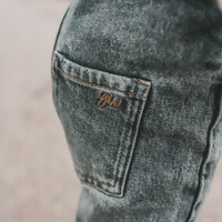 Your Wishes Denim | Dungarees Acid Grey