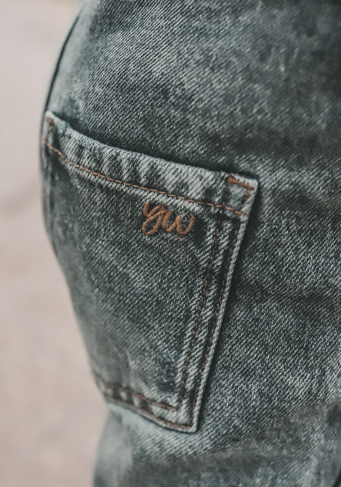 Your Wishes Denim | Dungarees Acid Grey