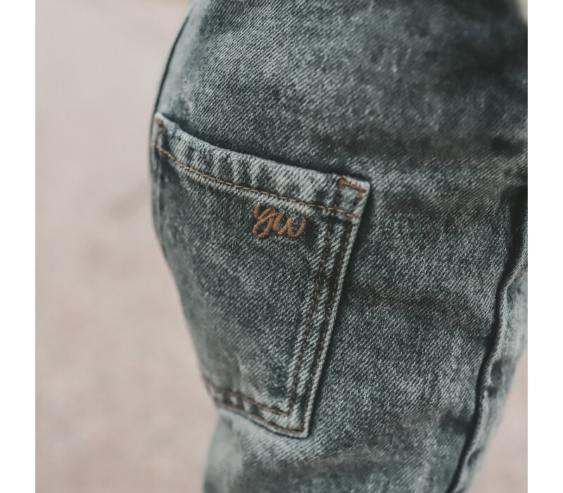 Your Wishes Denim | Dungarees Acid Grey