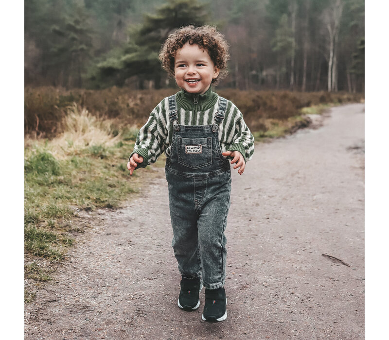 Your Wishes Denim | Dungarees Acid Grey