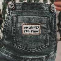 Your Wishes Denim | Dungarees Acid Grey