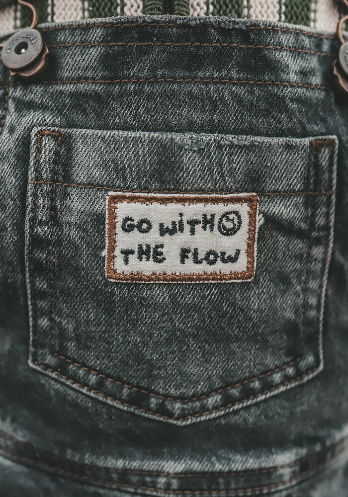 Your Wishes Denim | Dungarees Acid Grey