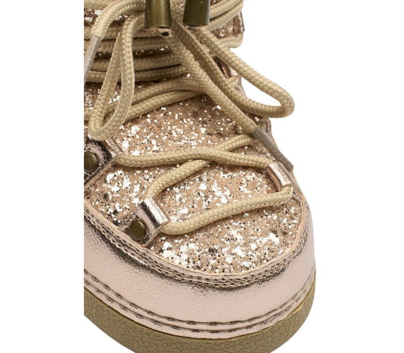 Mikk-Line Snow Boot Glitter Champagne Glitter