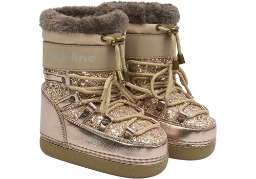 Mikk-Line Mikk-Line Snow Boot Glitter Champagne Glitter
