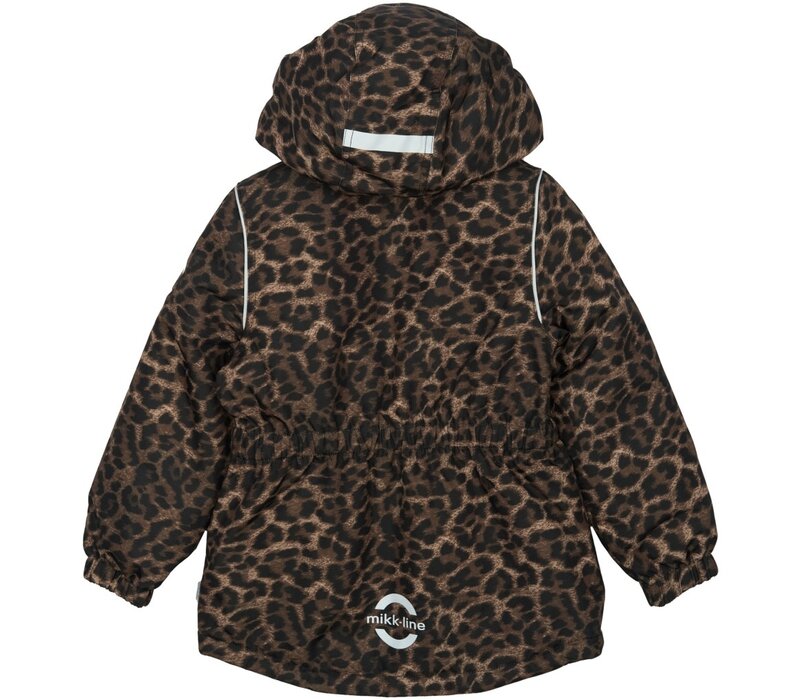 Mikk-Line Winter Jacket waist AOP Leo