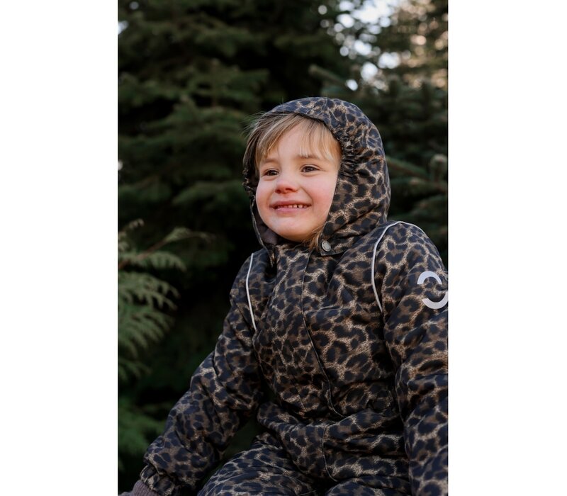 Mikk-Line Winter Jacket waist AOP Leo