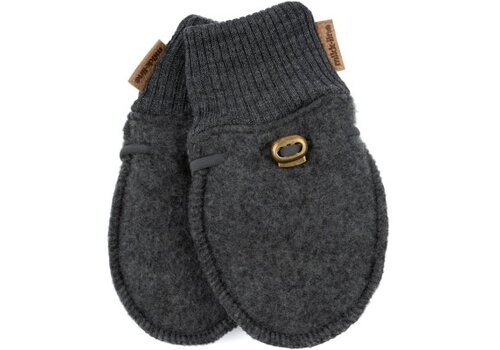 Mikk-Line Mikk-Line Wool Mittens Anthracite Melange