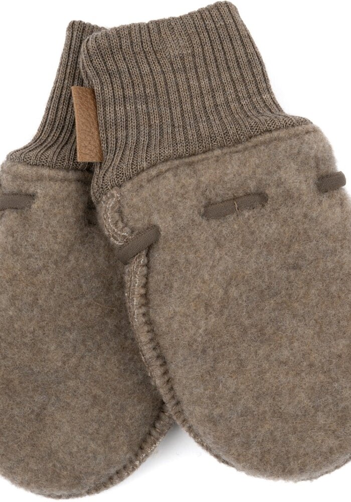 Mikk-Line Wool Mittens Melange Denver