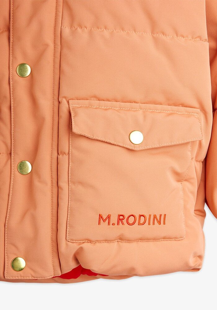 Mini Rodini Solid heavy puffer Pink