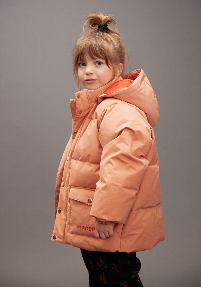 Mini Rodini Solid heavy puffer Pink