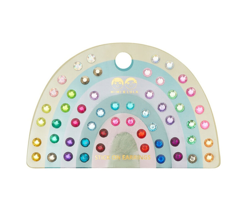 Mimi & Lula BRIGHT GEM STICK ON EARRINGS