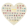Mimi & Lula Mimi & Lula MIXED NOVELTY STICK ON EARRINGS