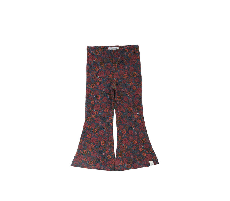 Your Wishes Glam Flower | Flared Legging Multicolor