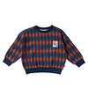 Your Wishes Your Wishes Checker | Wide Sweater Multicolor