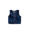 Your Wishes Sequin | Velvet Gilet Insignia Blue