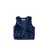 Your Wishes Your Wishes Sequin | Velvet Gilet Insignia Blue