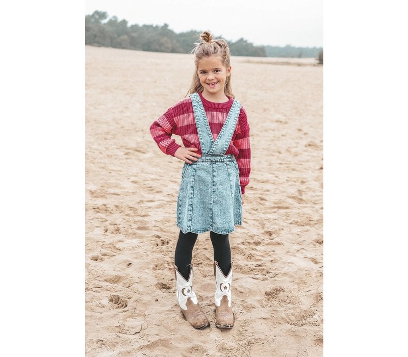 Your Wishes Stripe Knit | Chunky Sweater Desert Rose