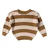 Your Wishes Your Wishes Stripe Knit | Chunky Sweater Smoke Grey