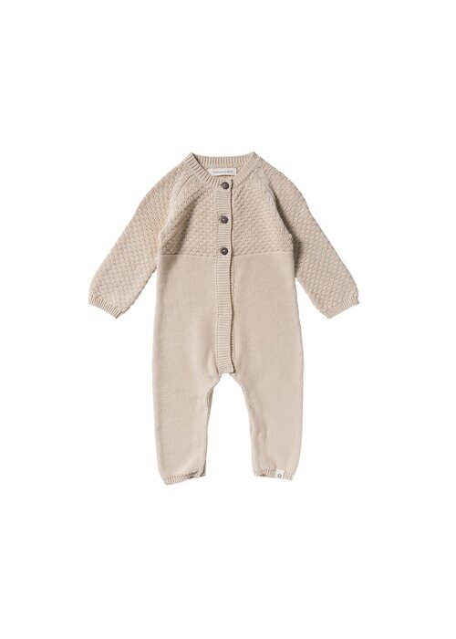 Your Wishes Your Wishes Bubble Knit | Onesie Oyster Gray