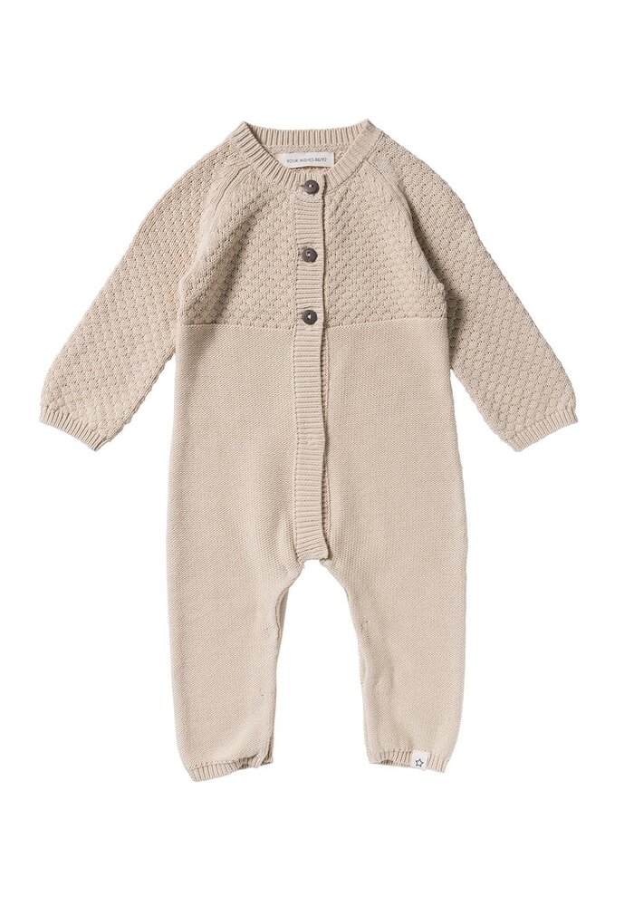 Your Wishes Bubble Knit | Onesie Oyster Gray