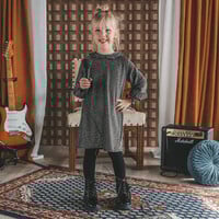 Your Wishes Glitter | Collar Dress Black
