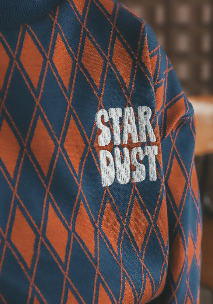 Your Wishes Checker | Wide Sweater Multicolor