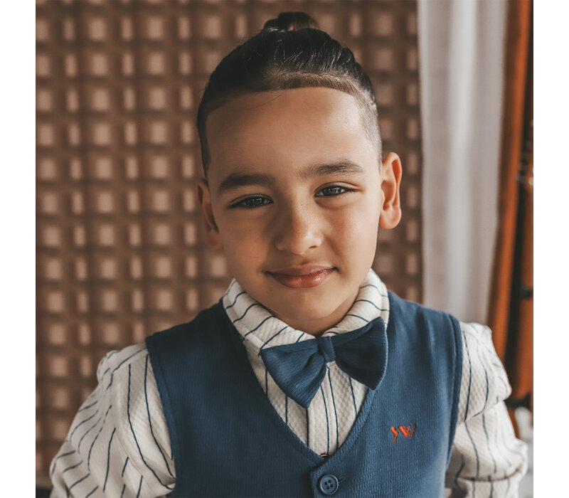 Your Wishes Stagger | Bow Tie Insignia Blue