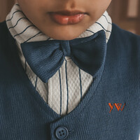 Your Wishes Stagger | Bow Tie Insignia Blue