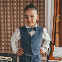 Your Wishes Stagger | Bow Tie Insignia Blue