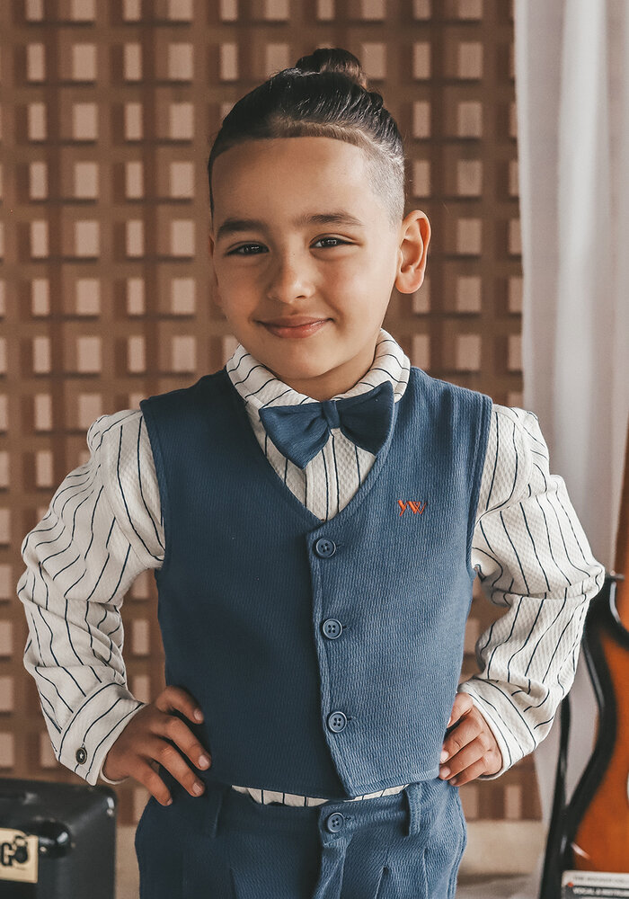 Your Wishes Stagger | Bow Tie Insignia Blue