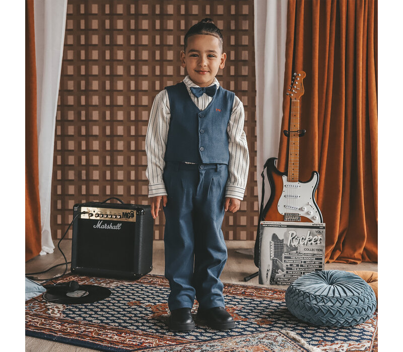 Your Wishes Stagger | Bow Tie Insignia Blue