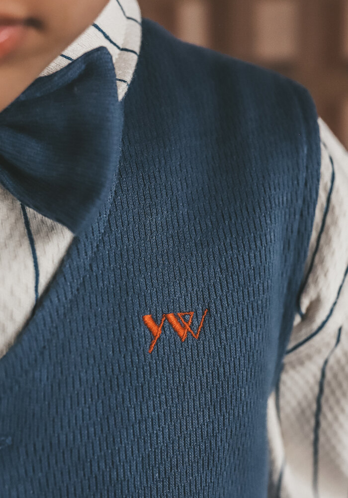 Your Wishes Stagger | Bow Tie Insignia Blue