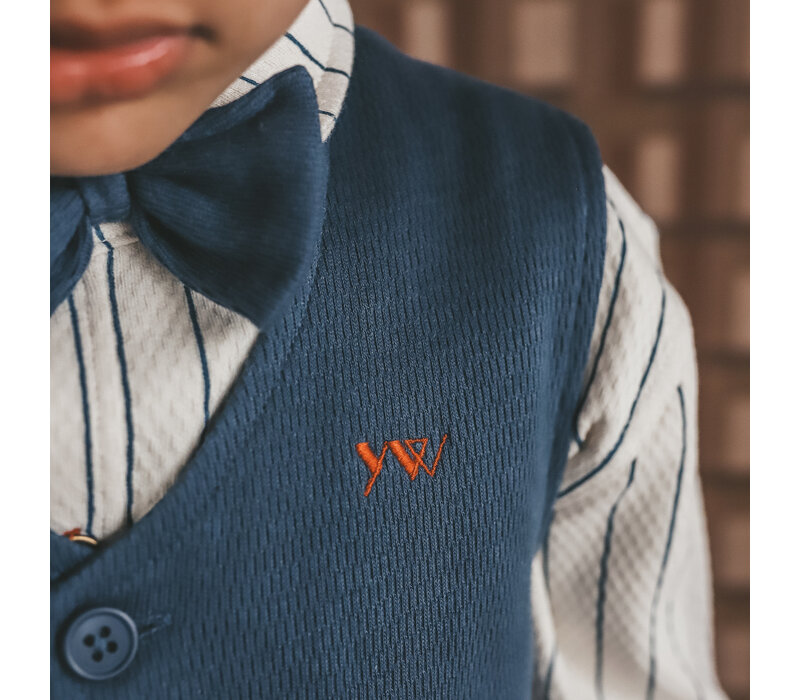 Your Wishes Stagger | Bow Tie Insignia Blue
