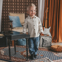 Your Wishes Stripe | Relaxed Shirt Birch