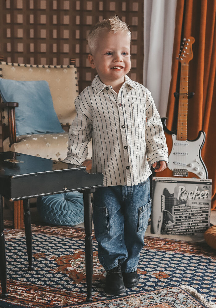 Your Wishes Stripe | Relaxed Shirt Birch