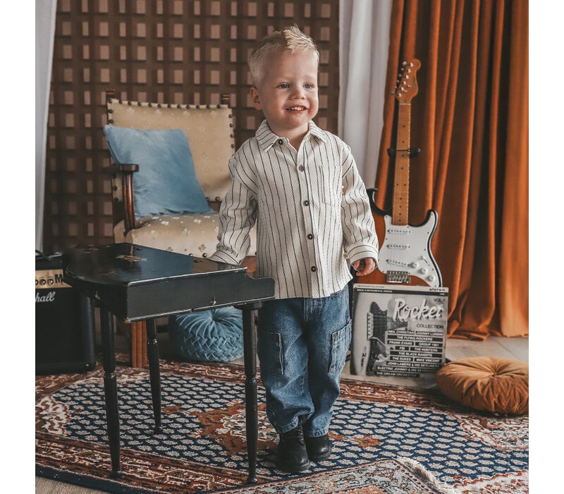 Your Wishes Stripe | Relaxed Shirt Birch