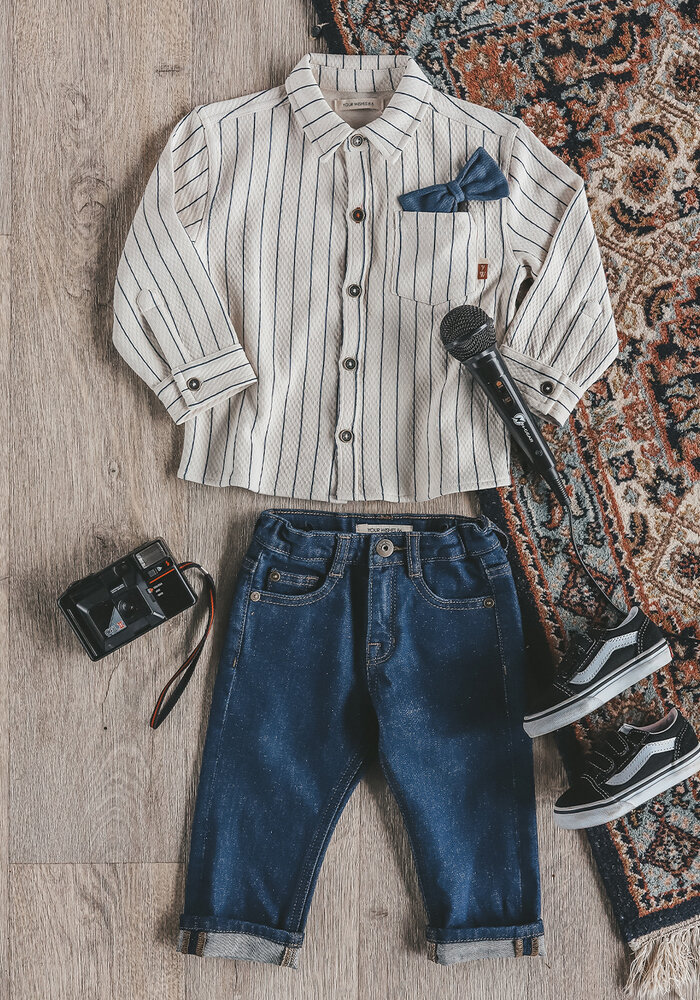 Your Wishes Stripe | Relaxed Shirt Birch