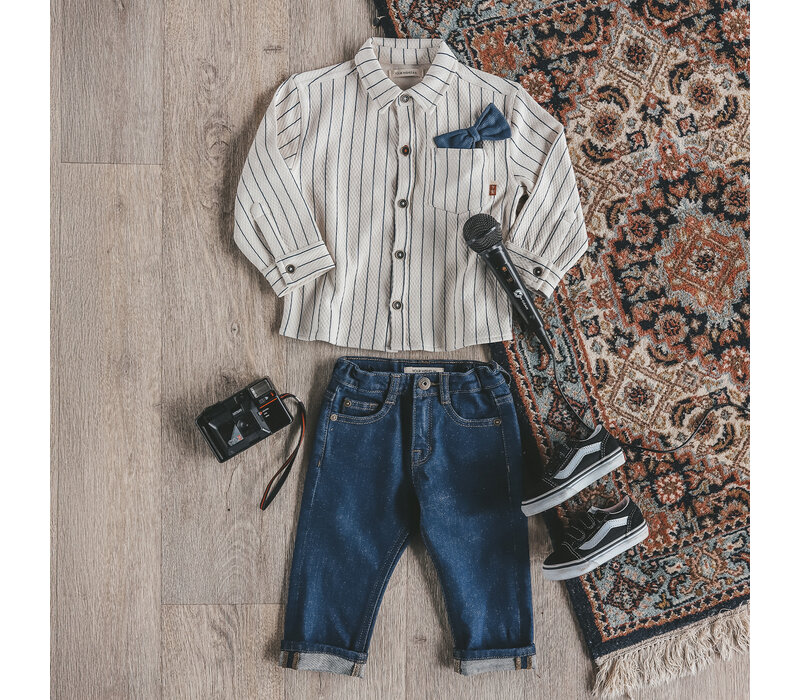 Your Wishes Stripe | Relaxed Shirt Birch