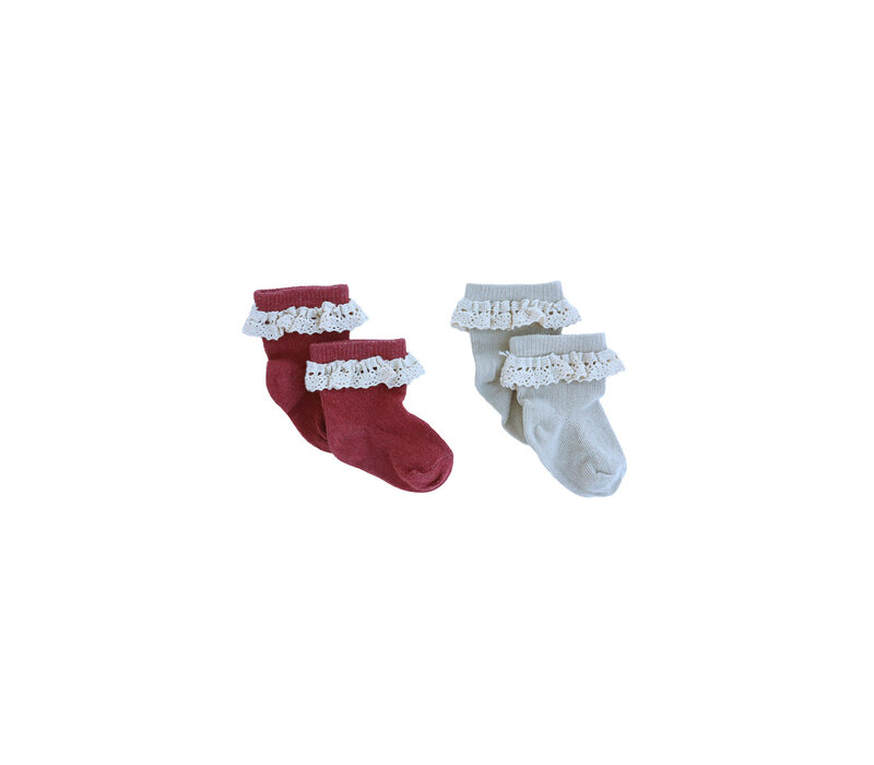 Your Wishes Lace | Socks Withered Rose
