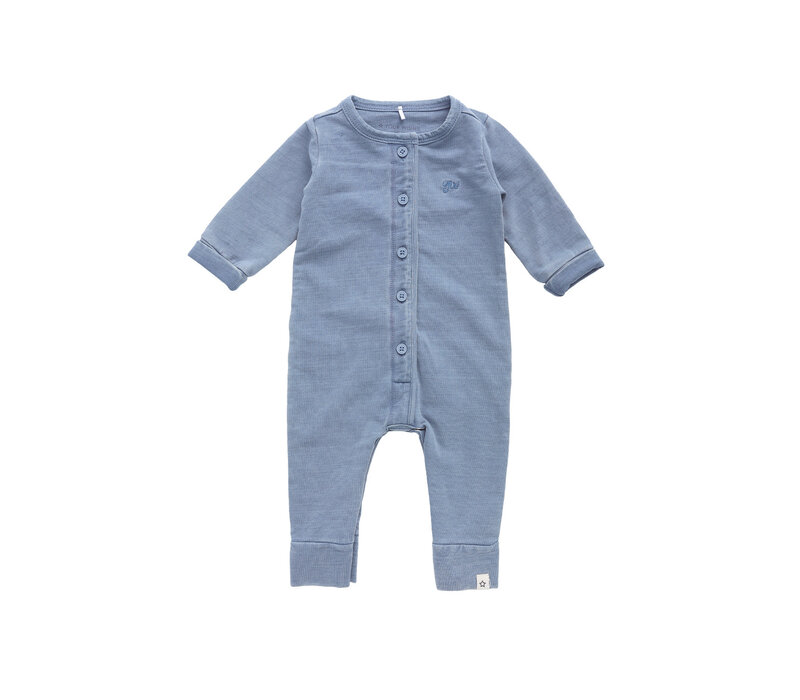 Your Wishes Knitted Denim | Onesie Bluestone