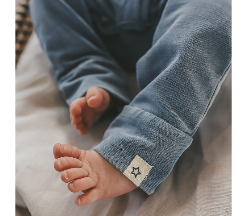 Your Wishes Knitted Denim | Onesie Bluestone