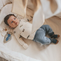 Your Wishes Knitted Denim | Jogging Bluestone